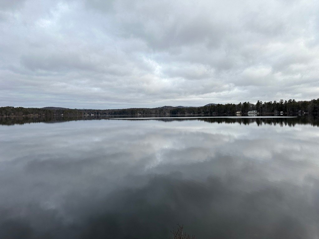 Grey day at Thomas pond