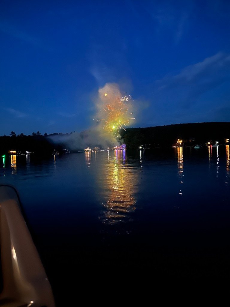 Fireworks at Thomas Pond