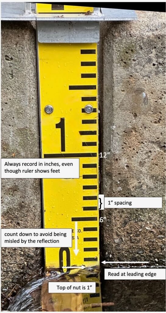 How to read the flow ruler